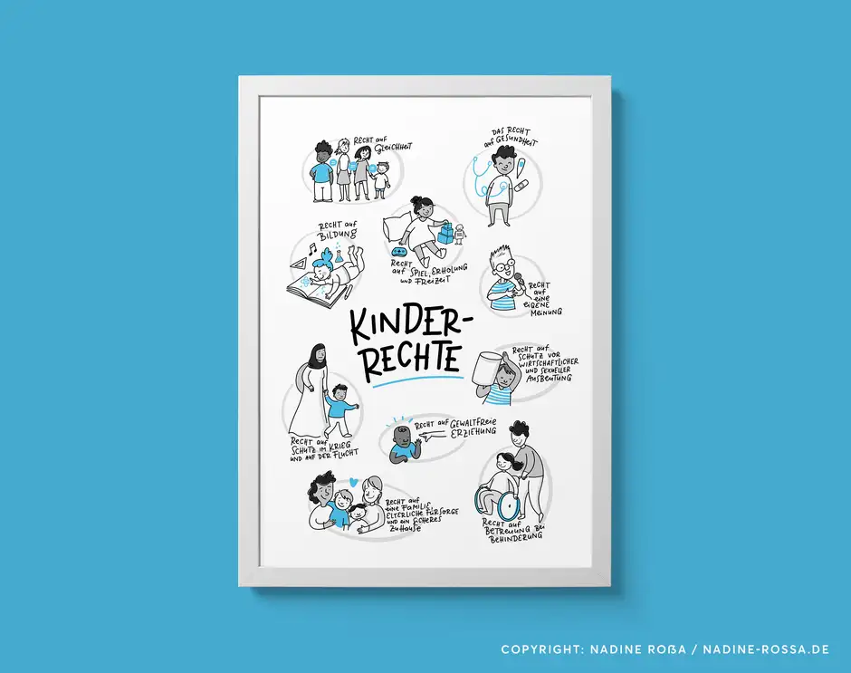 Kinderrechte Illustrationen