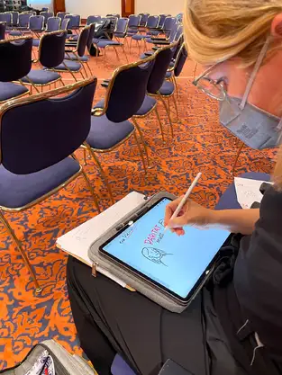 Graphic Recording DOSB Fachforum Zukunft Magdeburg Fishbowl