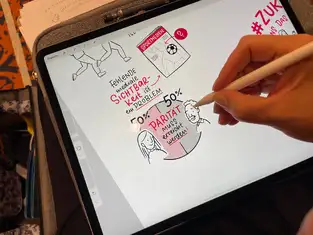 Graphic Recording DOSB Fachforum Zukunft Magdeburg