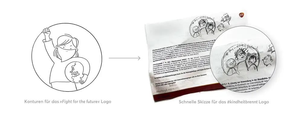 Logo f&uuml;r #kindheitbrennt