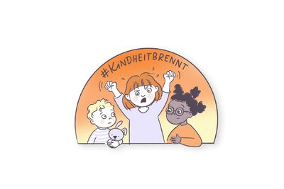 Logo für #kindheitbrennt