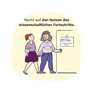 Illustration f&uuml;r Profamilia zu reproduktiven Rechten